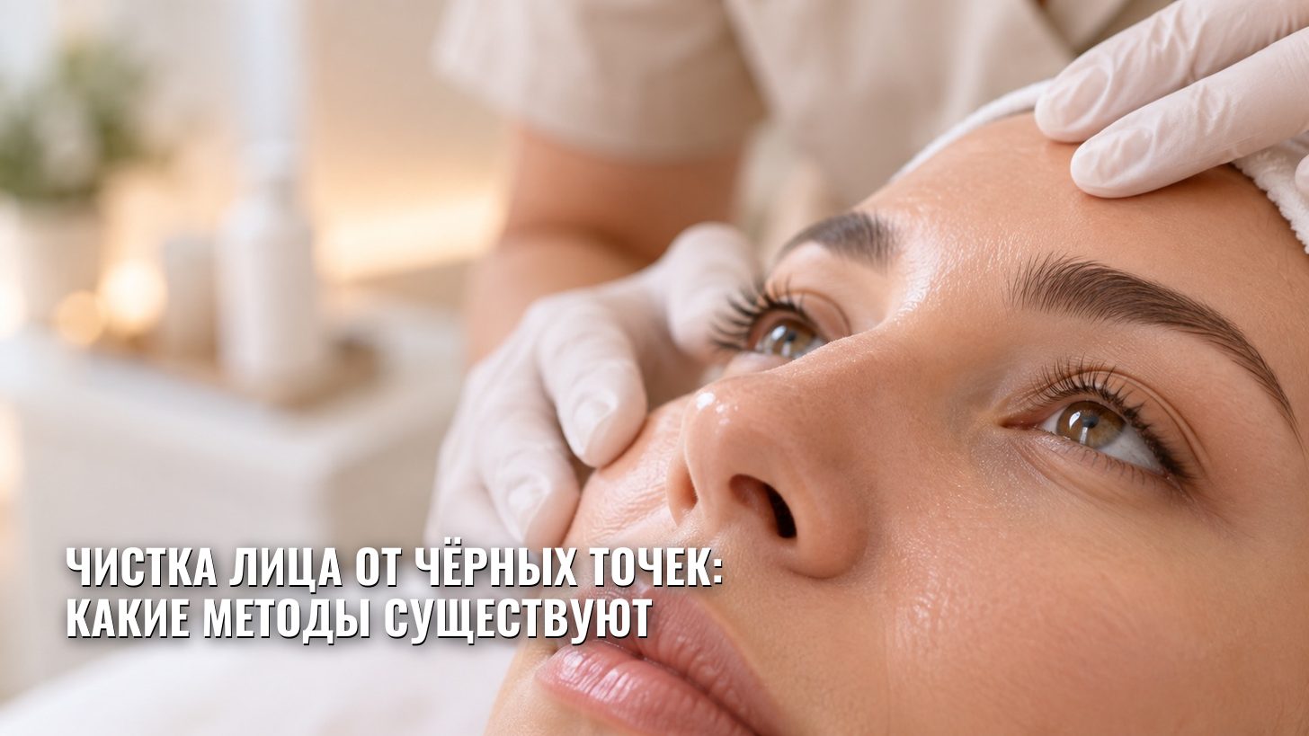 Чистка лица от чёрных точек: какие методы существуют