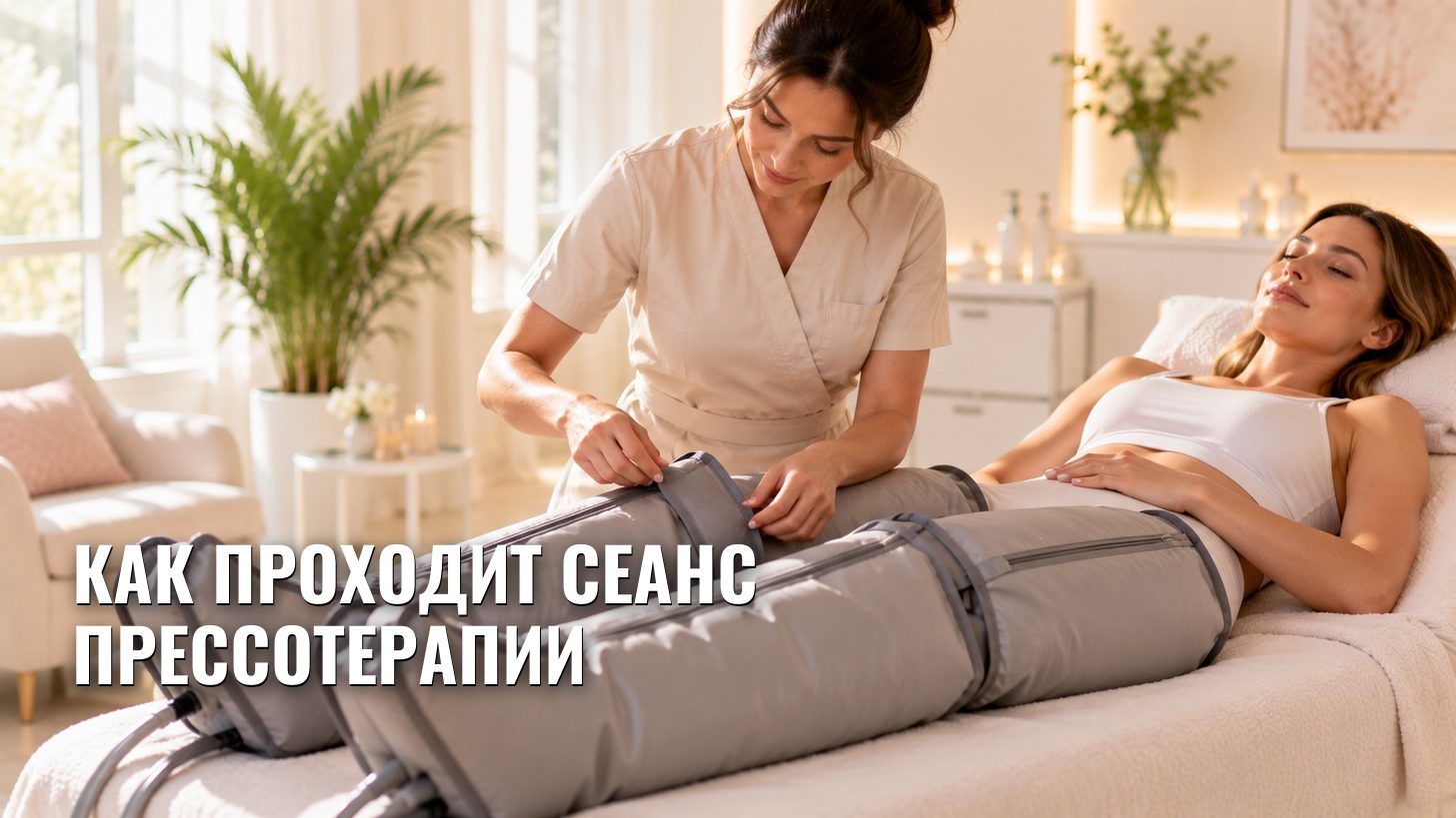 Как проходит сеанс прессотерапии