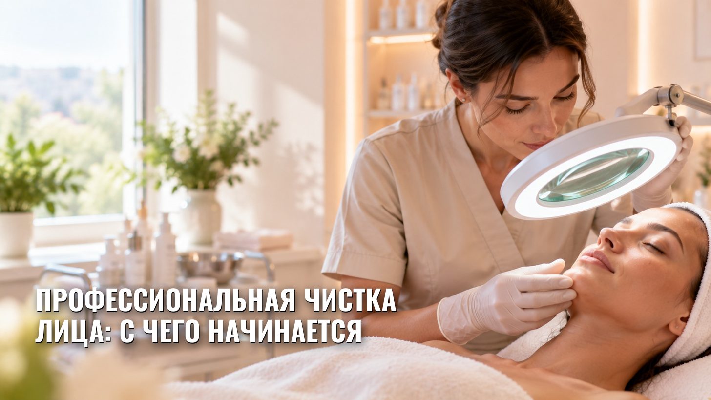 Профессиональная чистка лица: с чего начинается