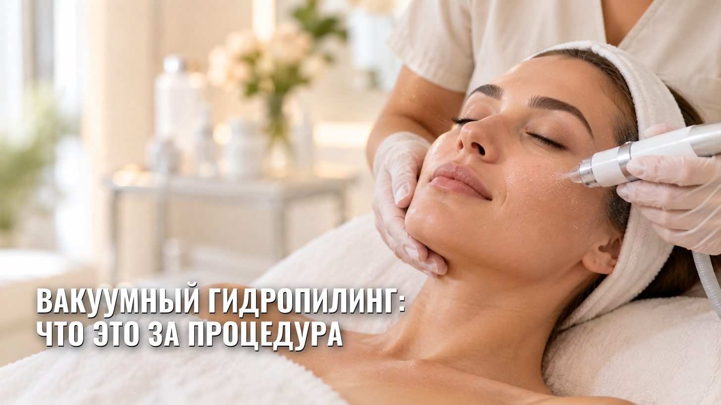 Вакуумный гидропилинг: что это за процедура